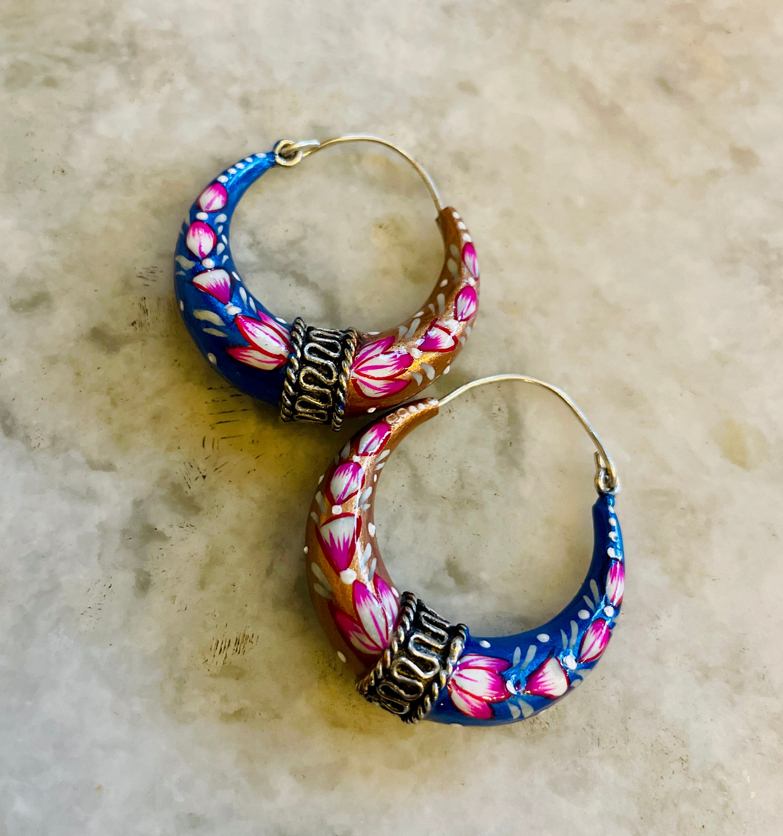 Meenakari Handpainted Chaandbali