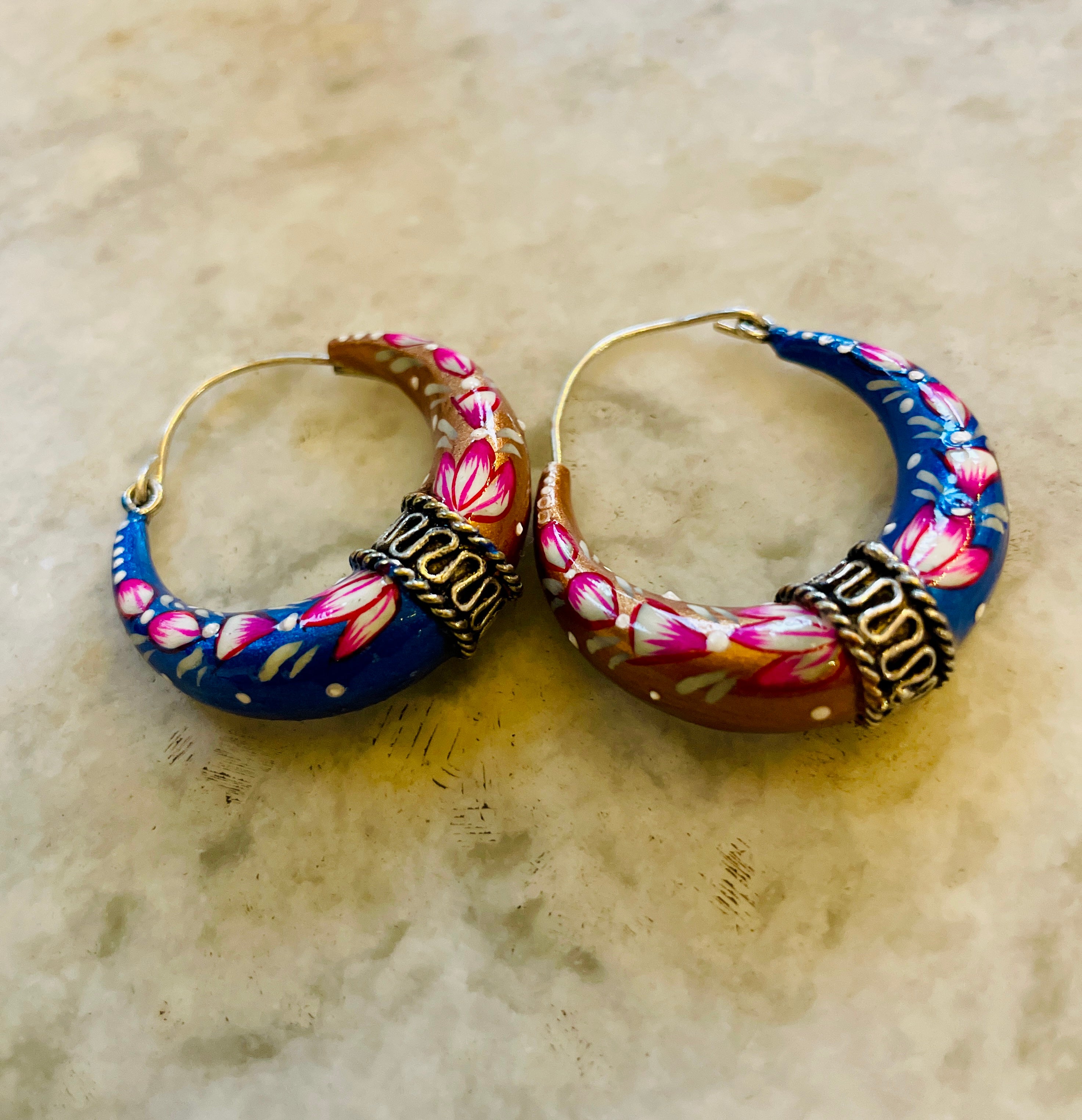 Meenakari Handpainted Chaandbali