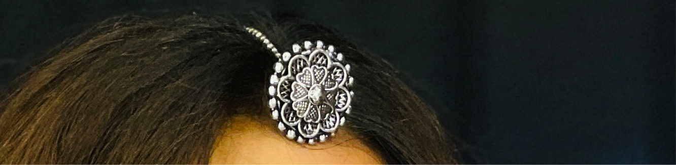 Oxidised Silver Vaishnavi Borla