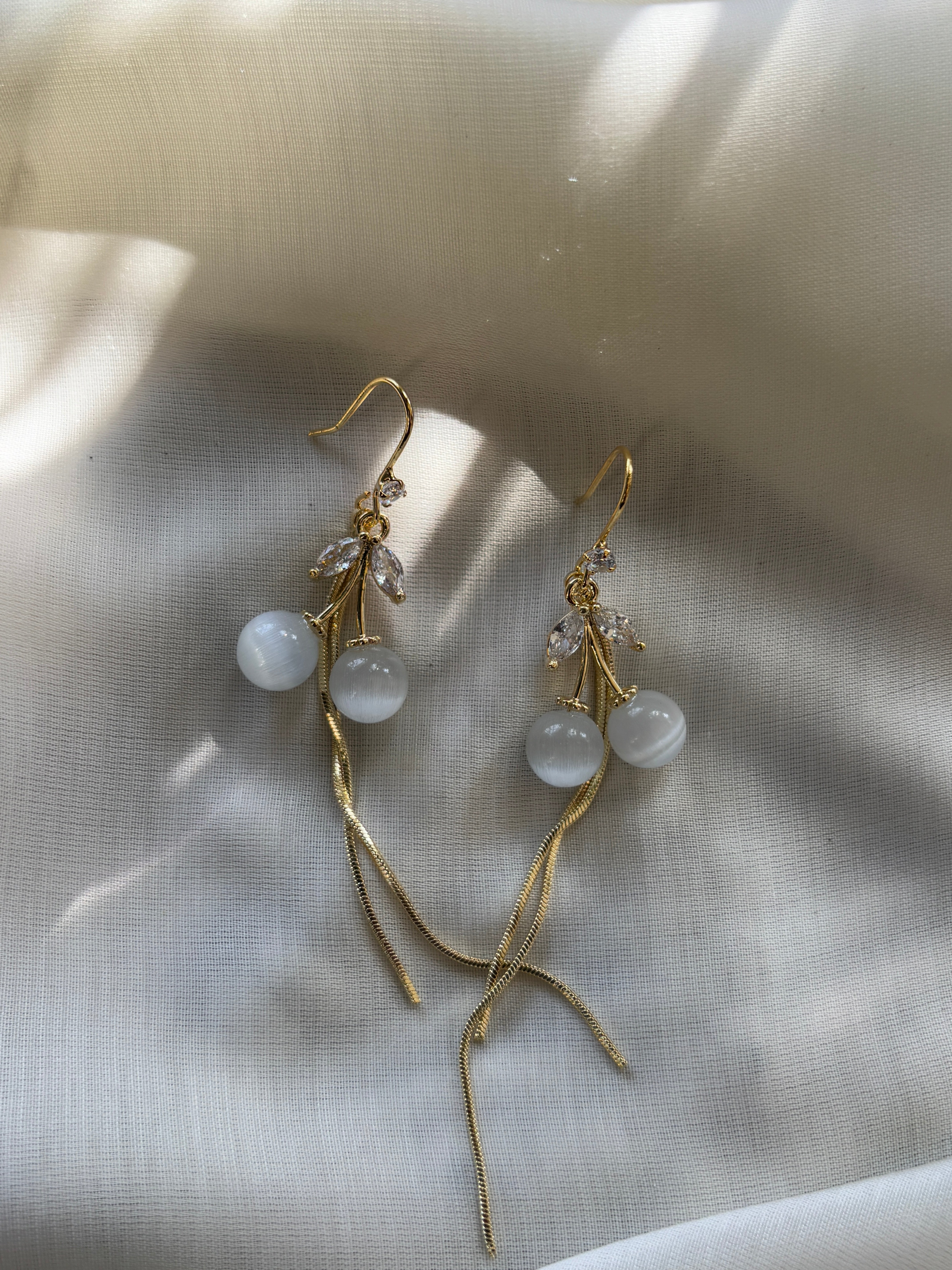 Cherry Drop Earrings