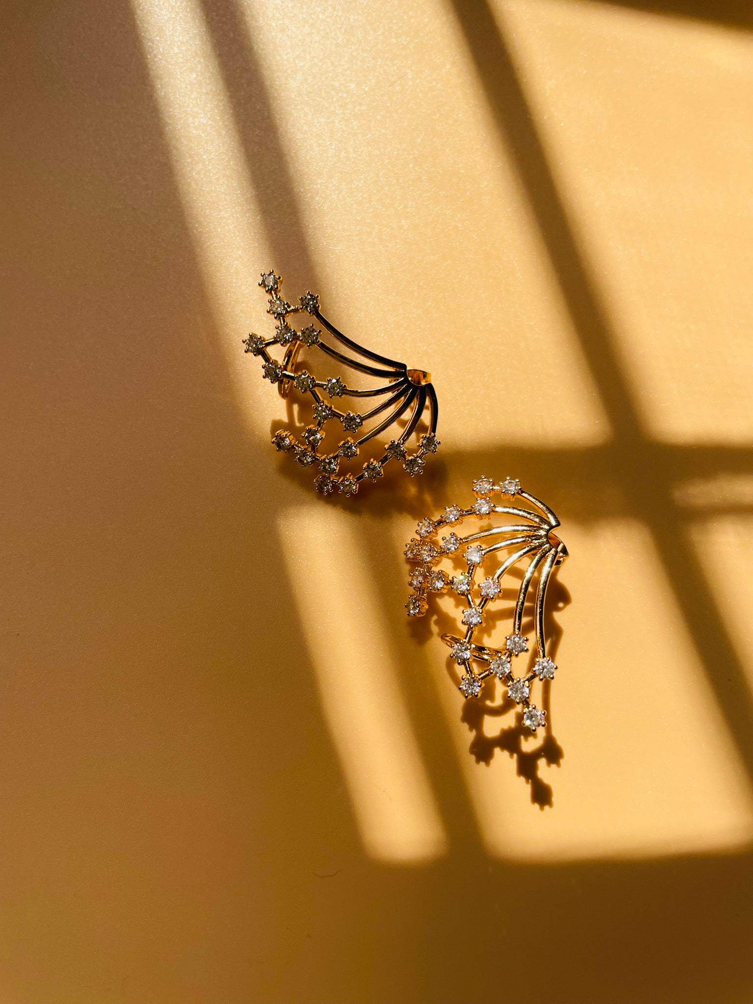 Starmaze Crystal Cuff Earrings