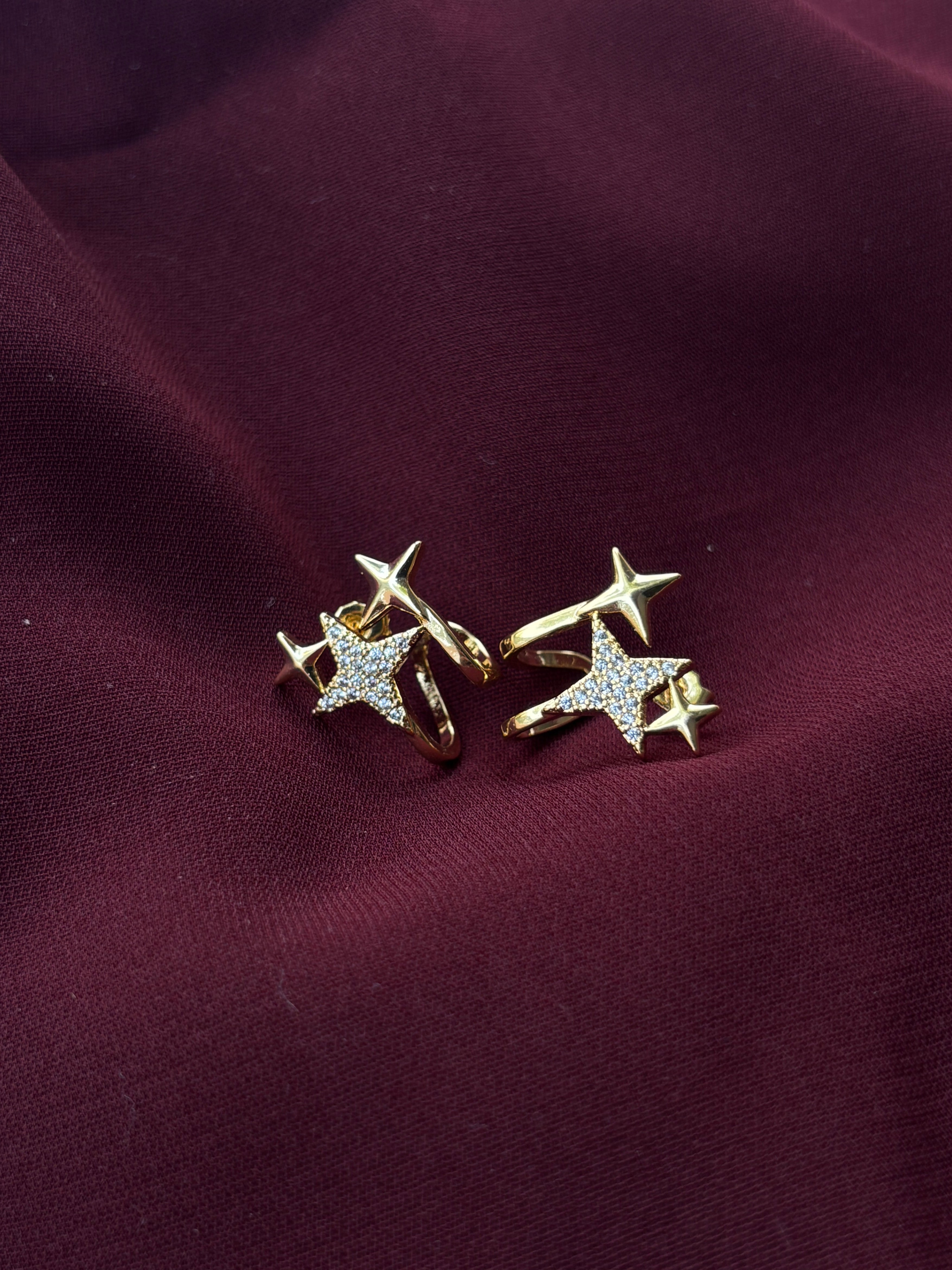 Starry Cuff Earrings