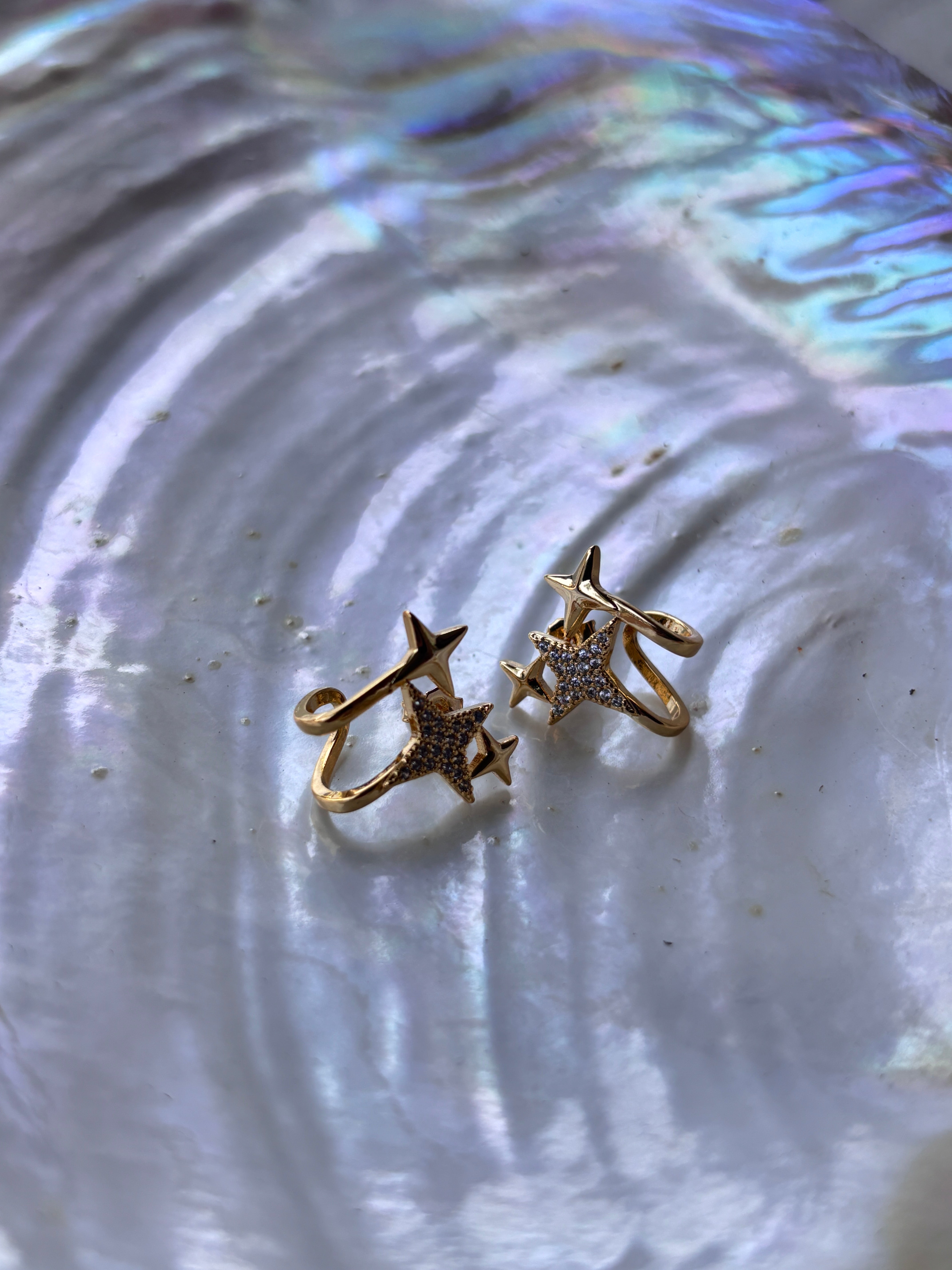 Starry Cuff Earrings