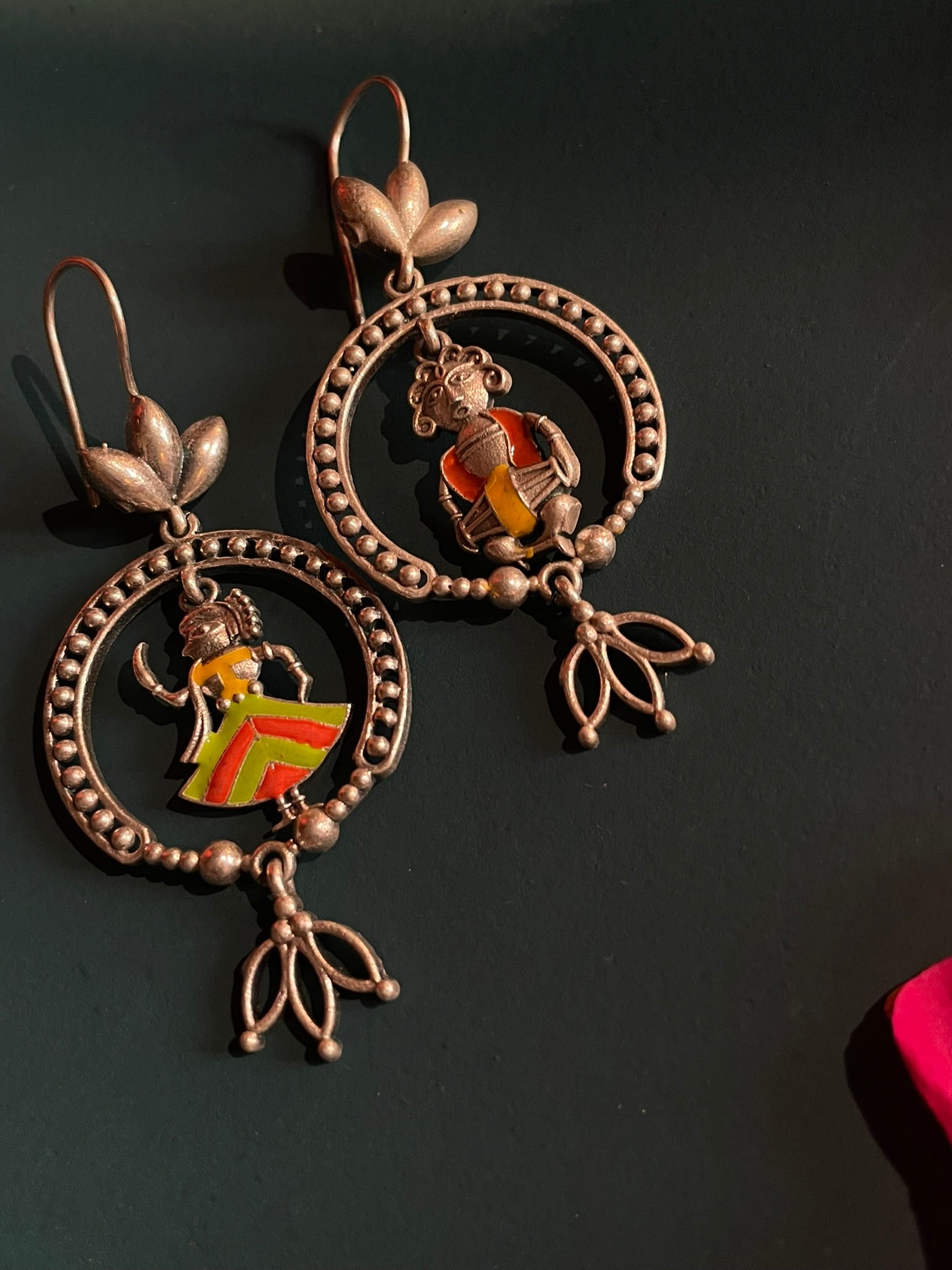 Heritage Figurine Dangler Earrings