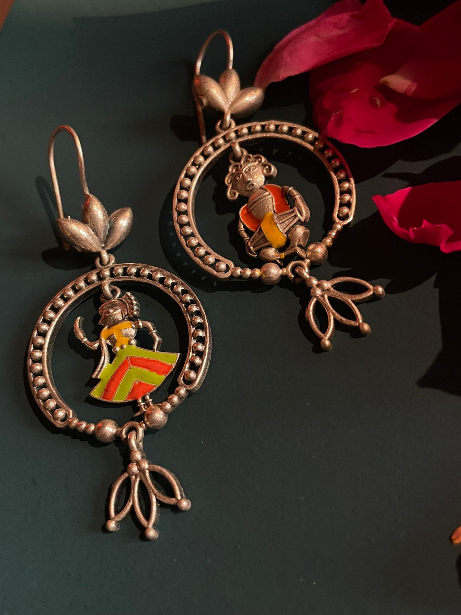 Heritage Figurine Dangler Earrings