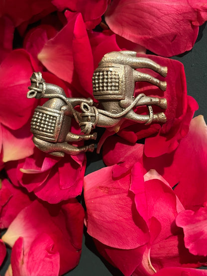 Camel Stud Earrings