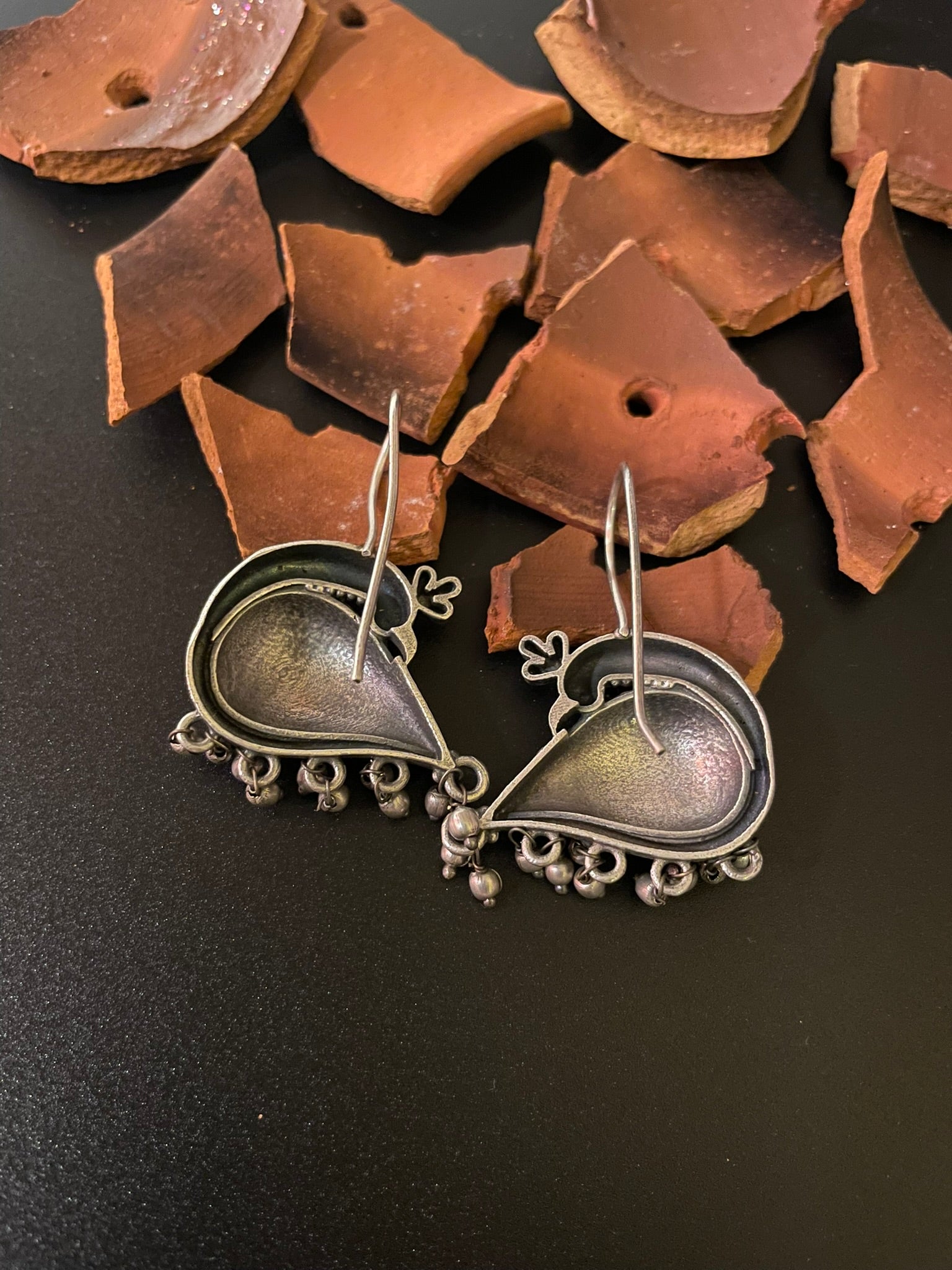 Peacock Pride Drop Earrings